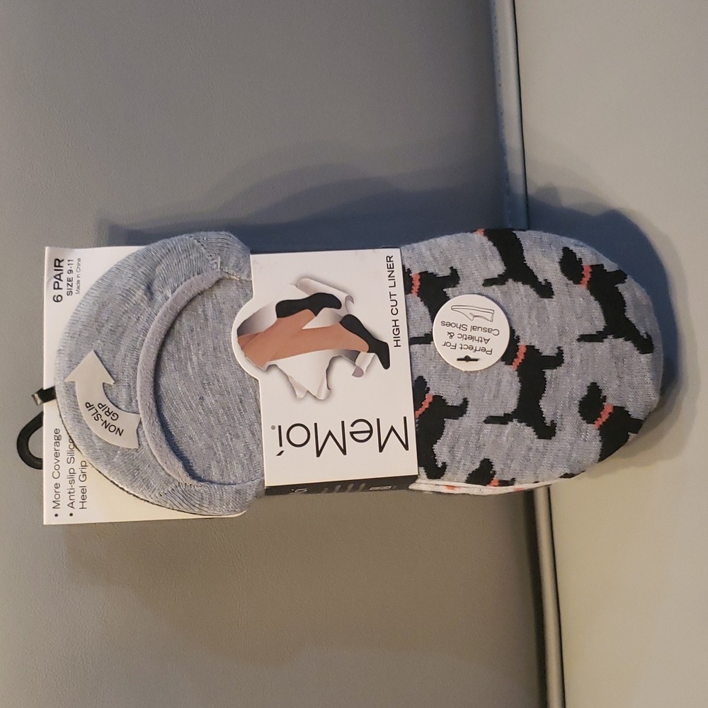 6 pk High Cut shoe liners NWT